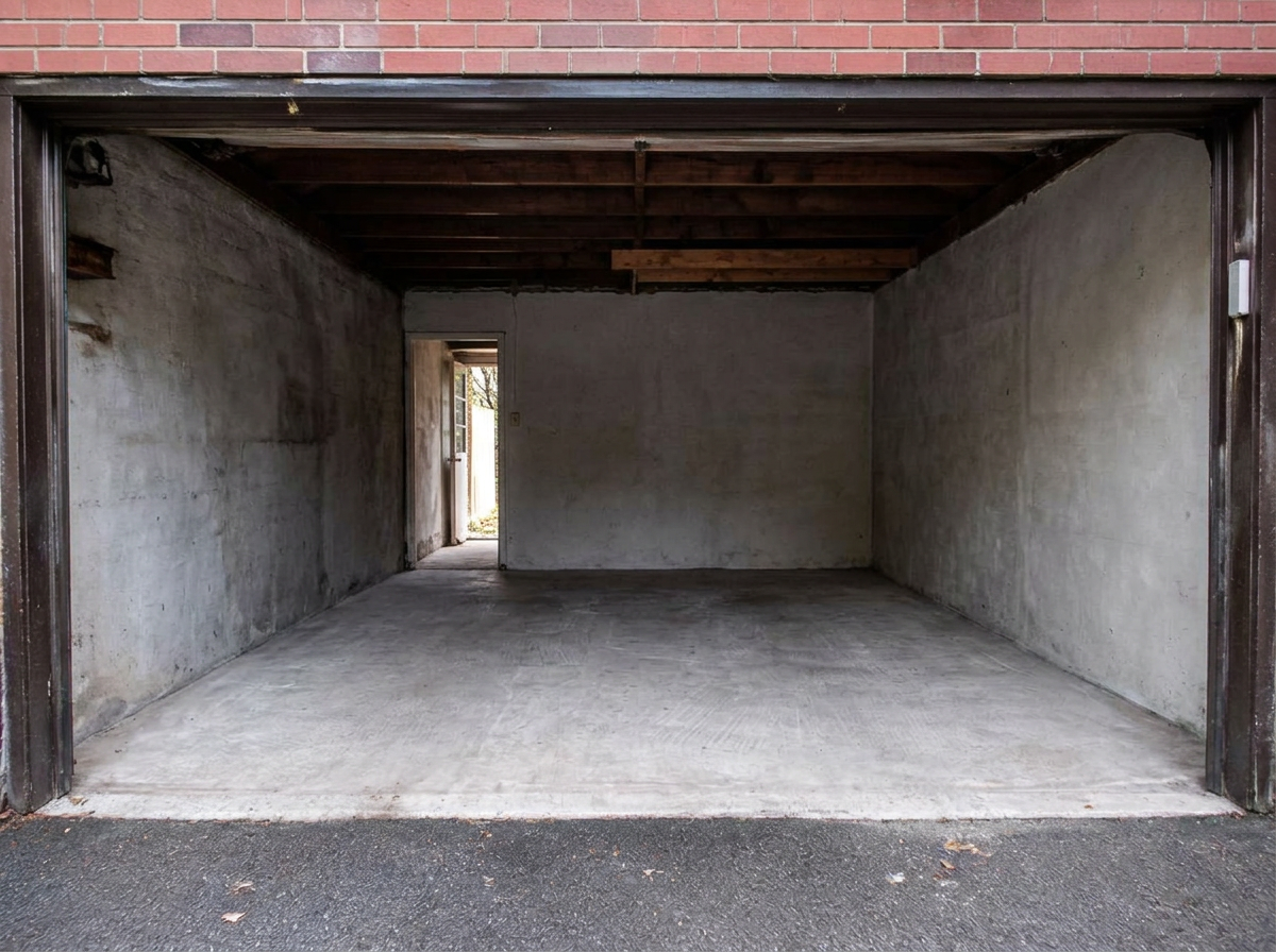 Après — Garage vidé — Ahuntsic